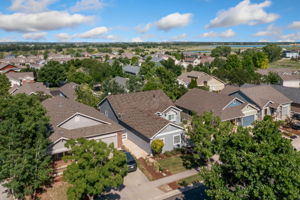 Facing Southwest and tucked away in the middle of the neighborhood.