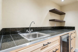 Wet Bar with Mini Refrigerator