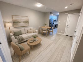 Virtually staged basement suite