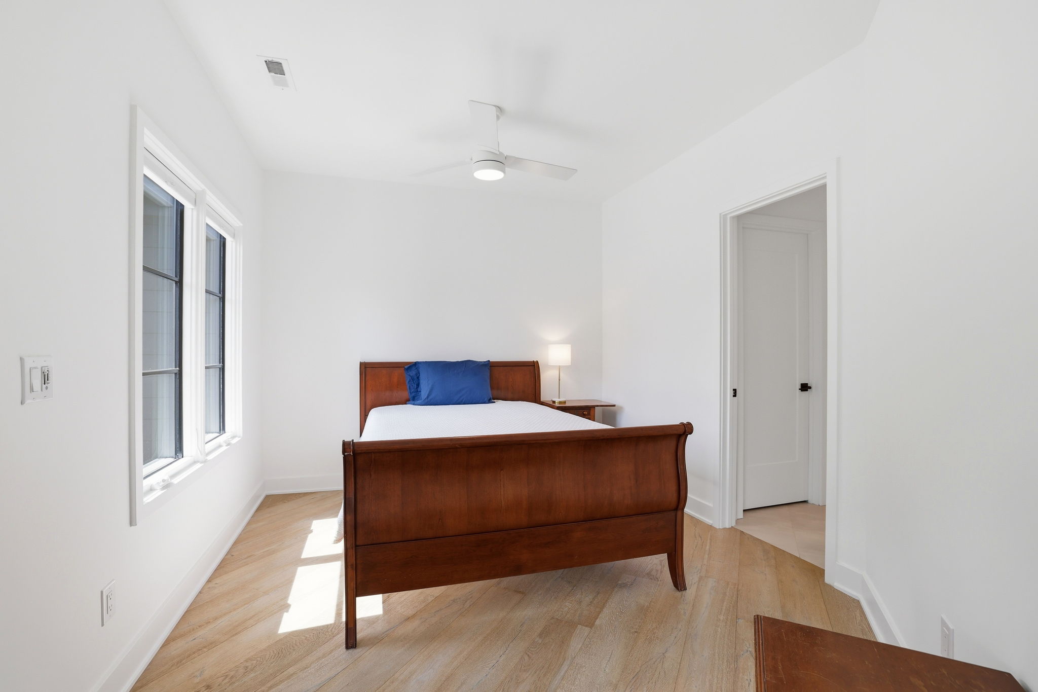 Complete with a walk-in closet and en-suite bath, this suite offers both convenience and true privacy