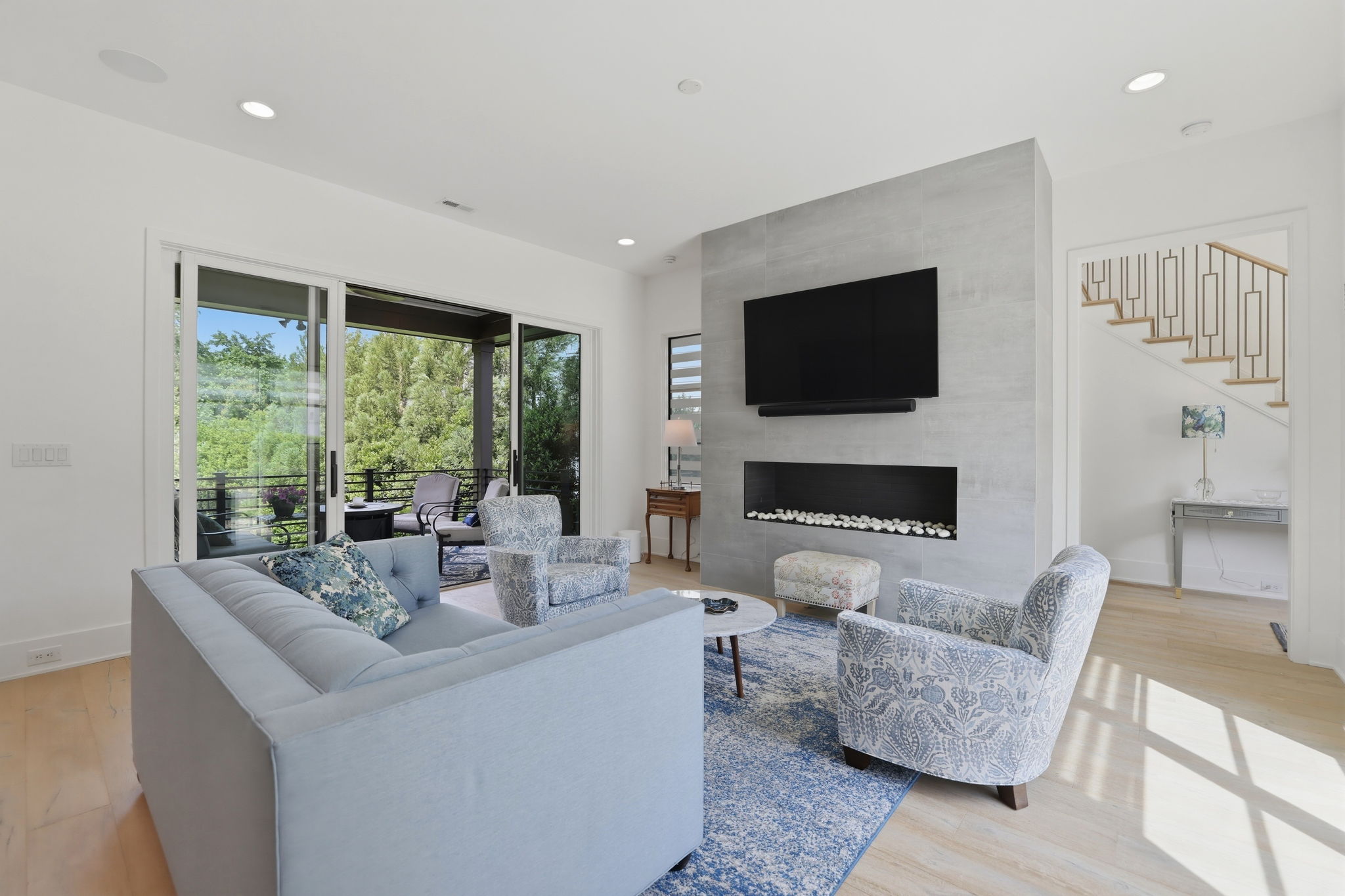Statement Isokern Fireplace Feature Wall