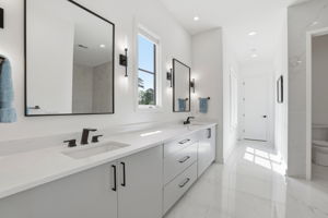 Spa-inspired and exceptionally spacious - designed for both function and indulgence.
