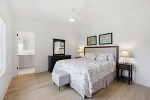 Generous in scale and thoughtfully designed, this suite includes a walk-in closet and en-suite bath for true comfort and independence
