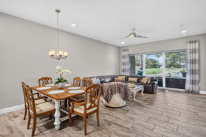 Dining area and living area seamlessly blend for maximum utility and features. Neutral colors ready for you to just move in and begin enjoying all VB has to offer!