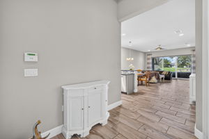 Upon entry you can see all the way to the amazing extended, screened lanai area!!