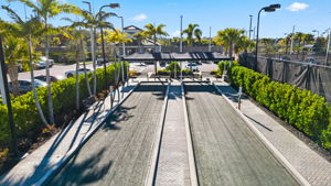 Bocce courts..