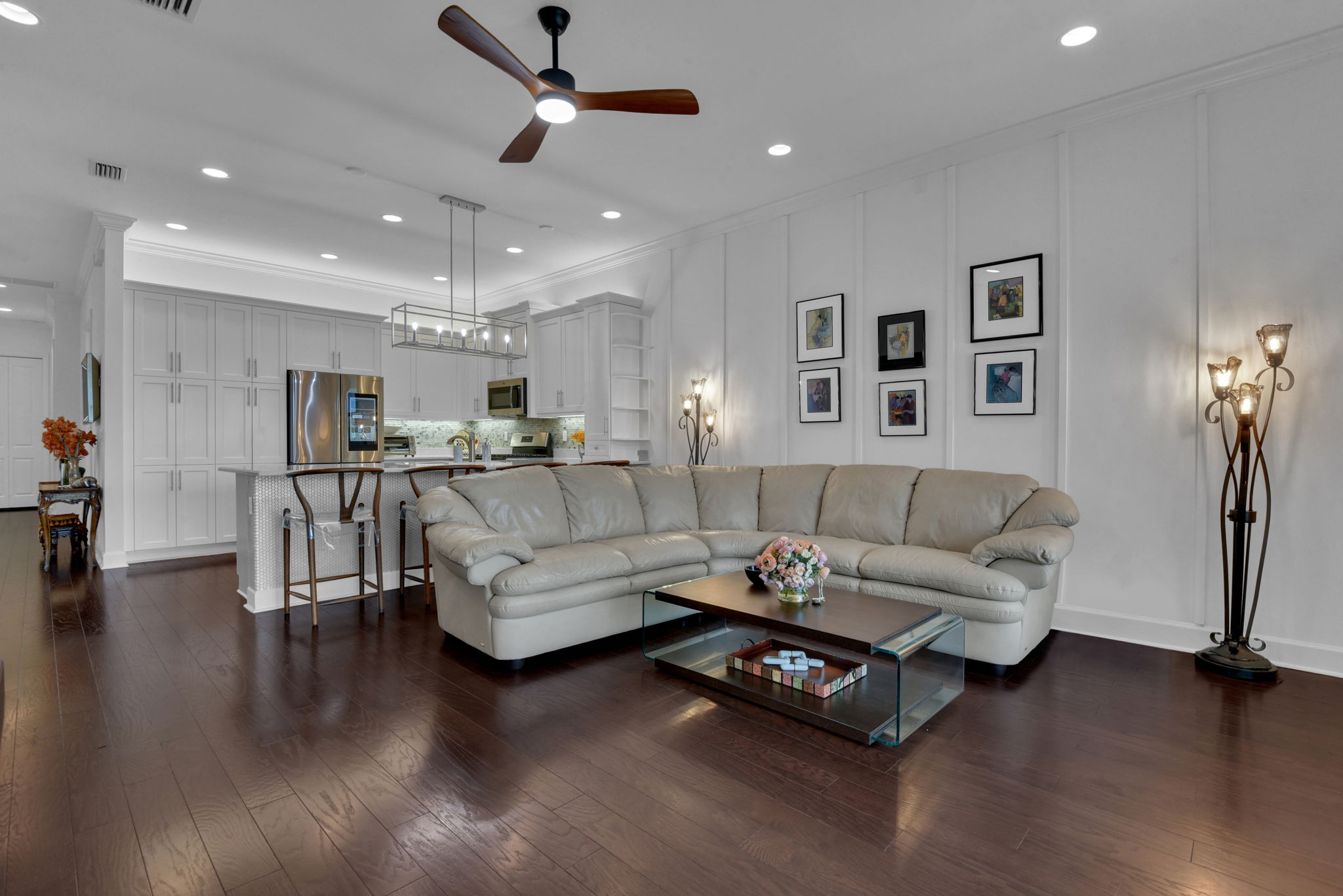 Custom Accent Wall In Great Room