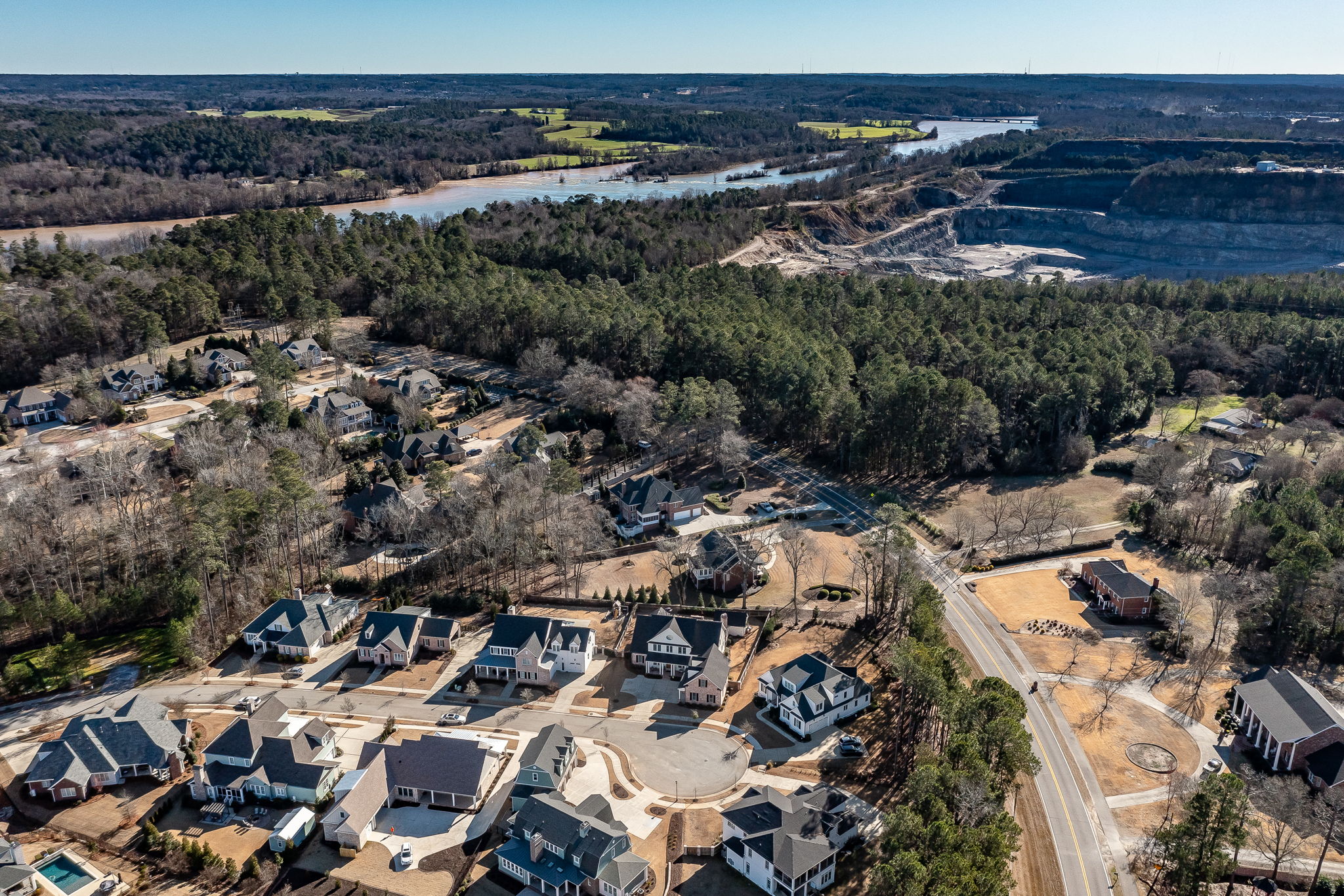 Aerial View Of Home