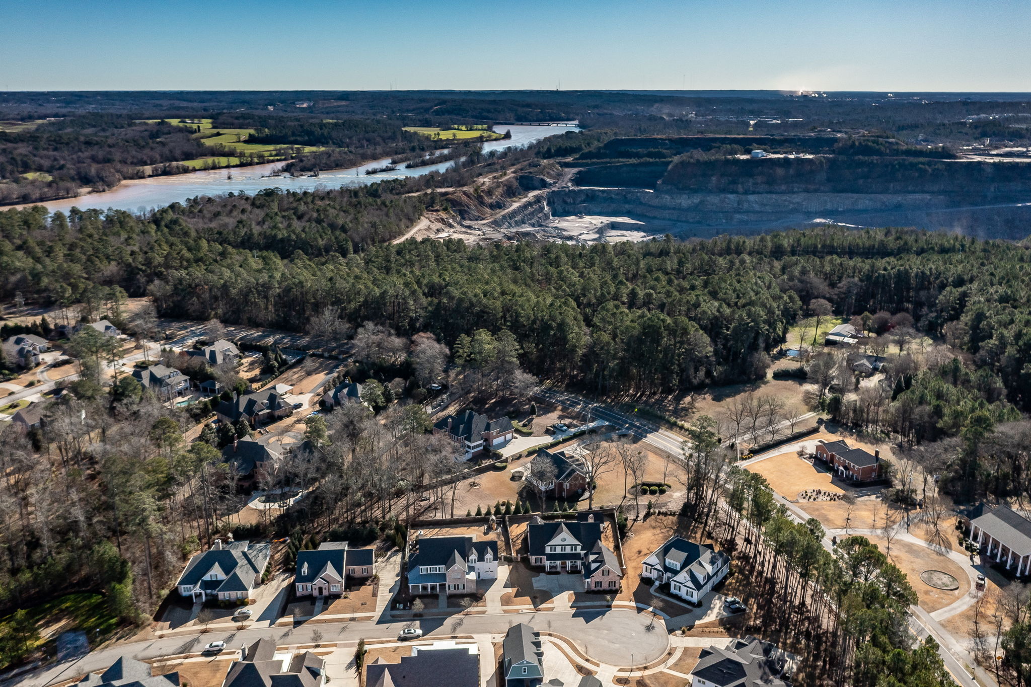 Aerial View Of Home