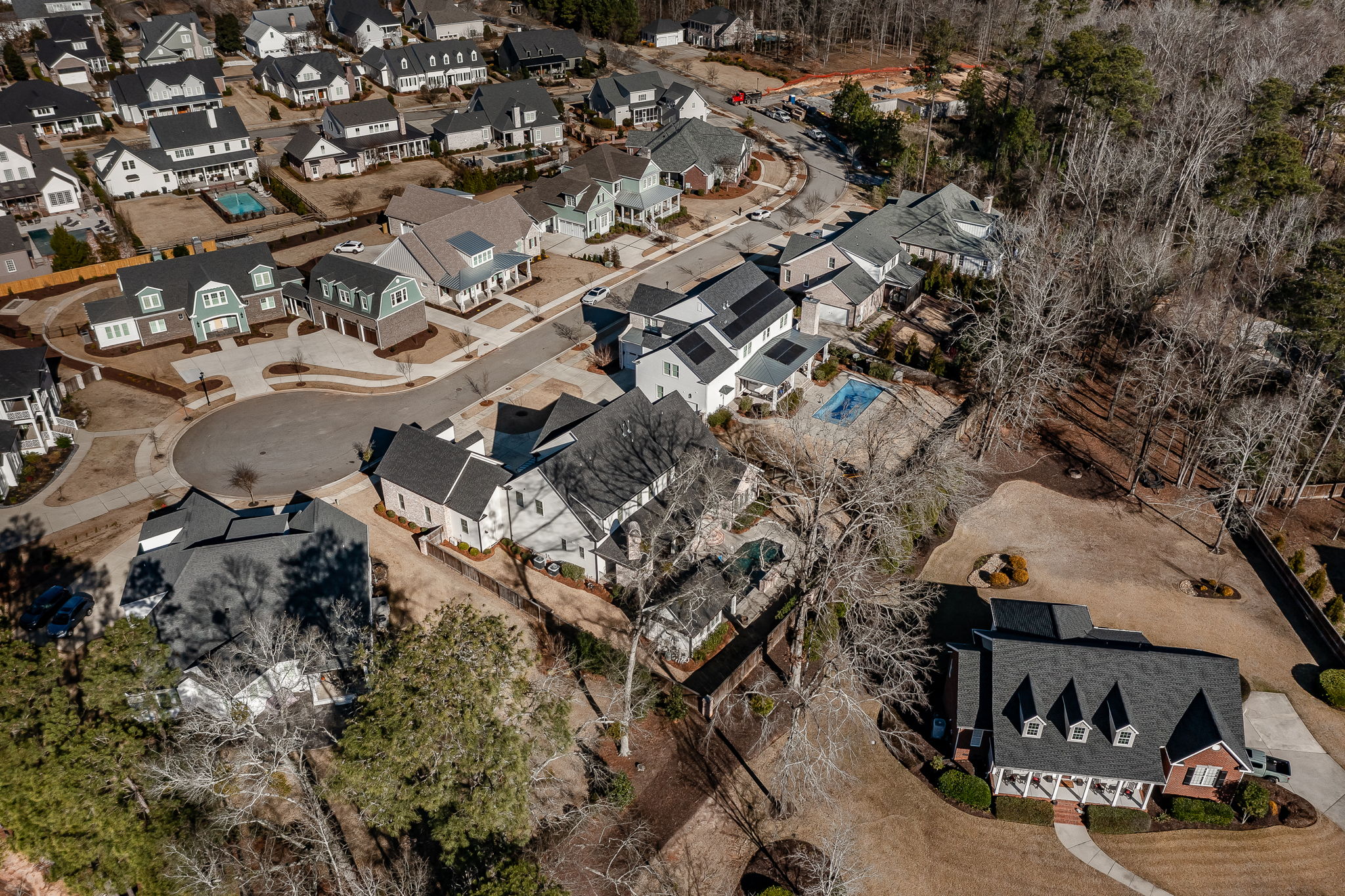 Aerial View Of Home