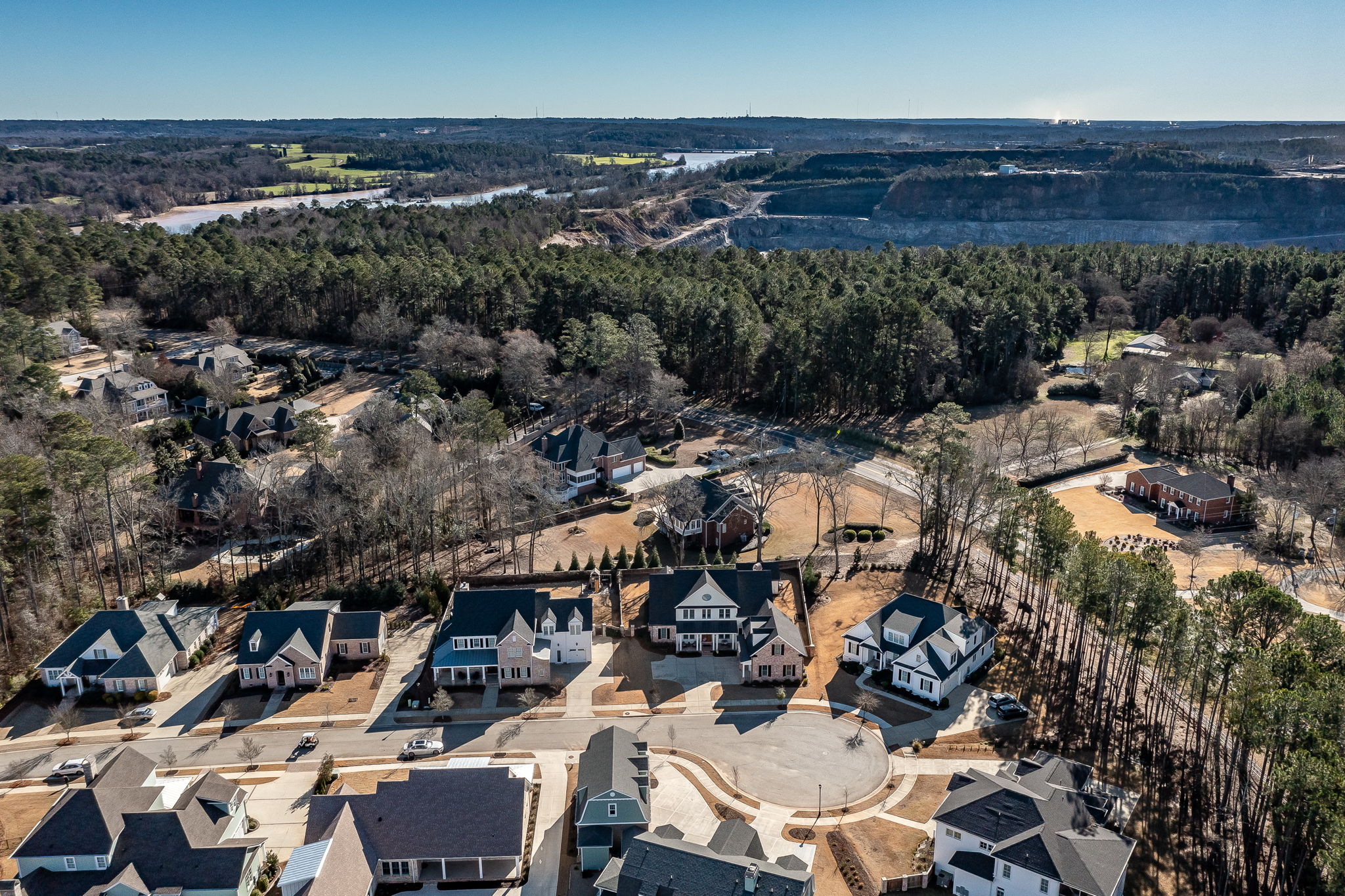 Aerial View Of Home