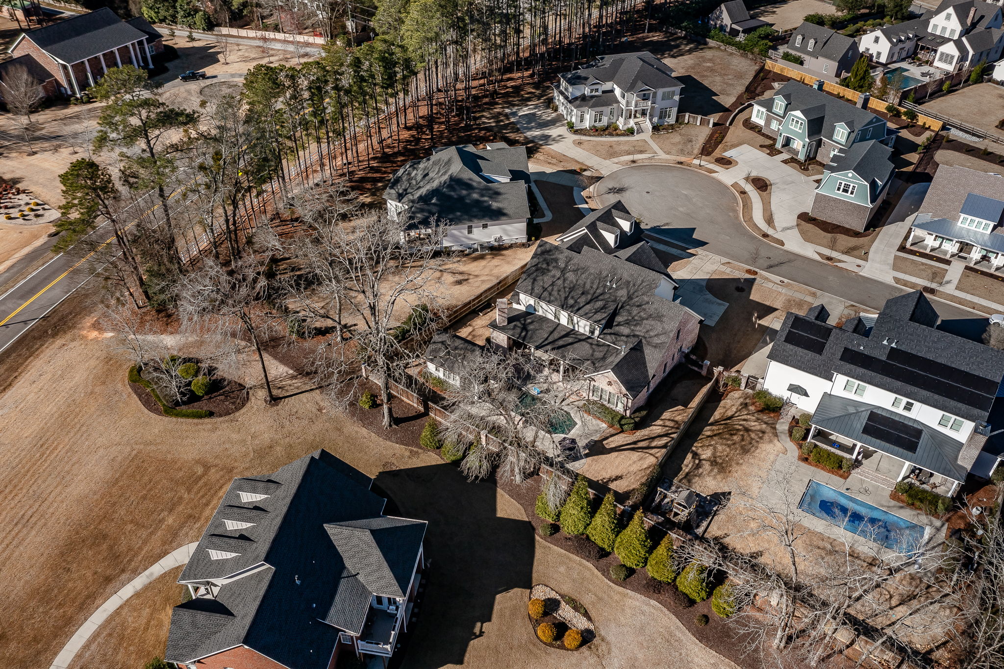 Aerial View Of Home
