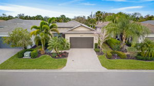 Aerial Front Exterior