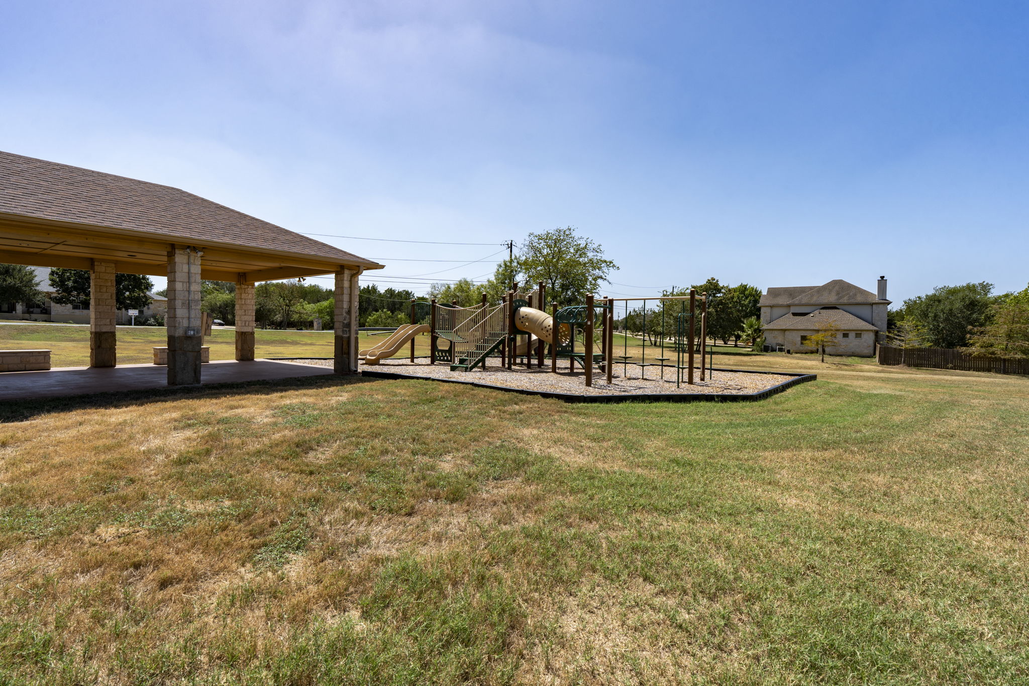 Community events are held here at the corner of Elliott Ranch and Little Bear.