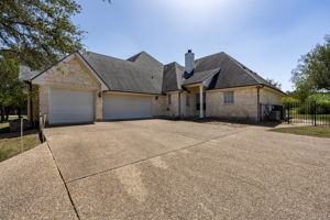 Extra spacious 3 car garage and an exterior door to the laundry room.