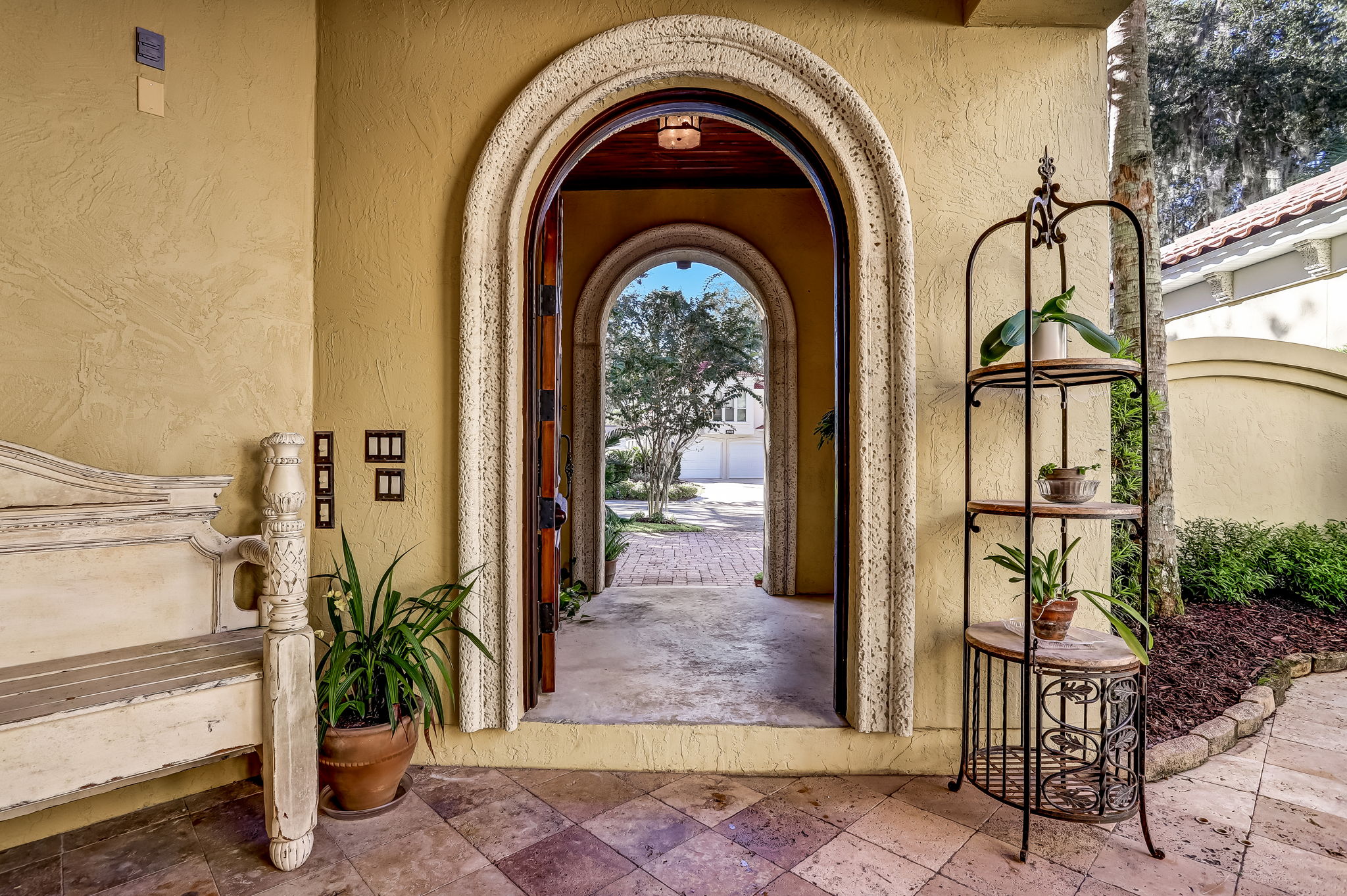 Courtyard Entry