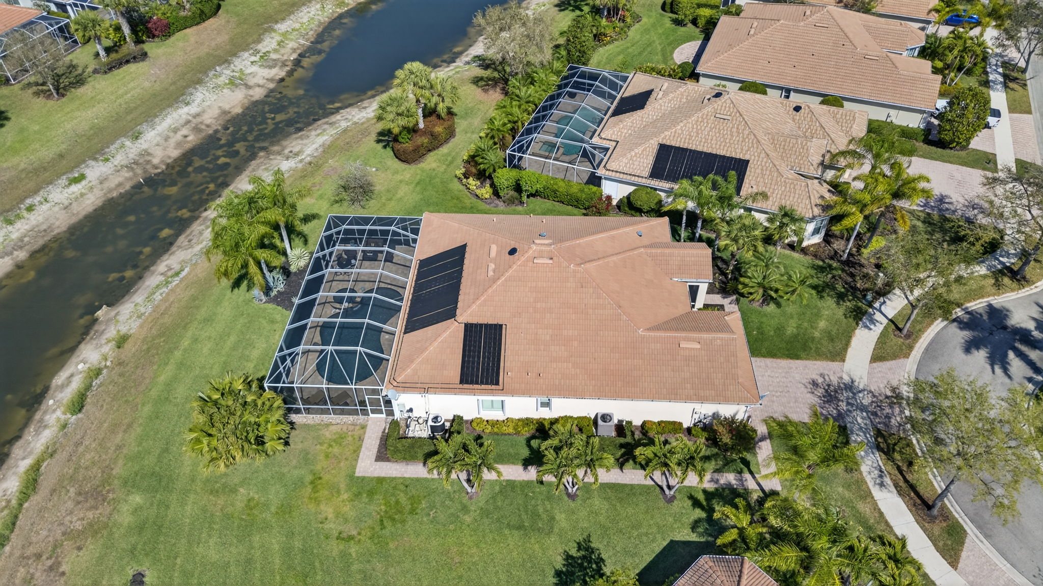 Aerial Side Exterior