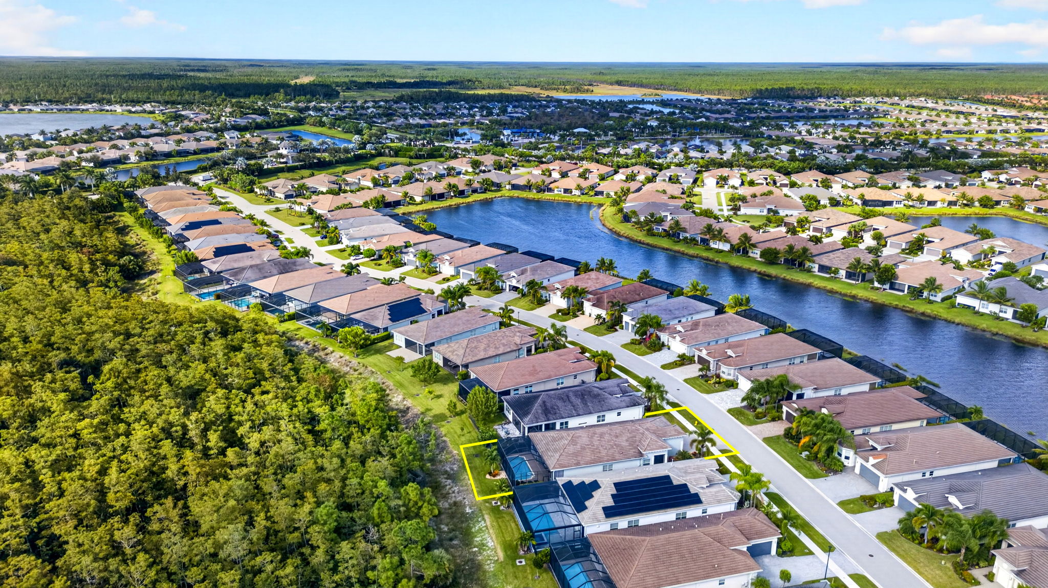 Aerial Rear Exterior 2 - lot line