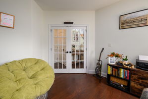 First Floor Office with French Doors