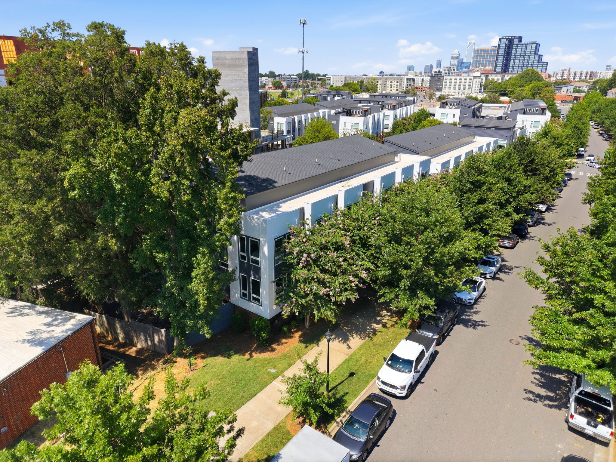 End-Unit Townhome Community with Uptown Skyline Views
