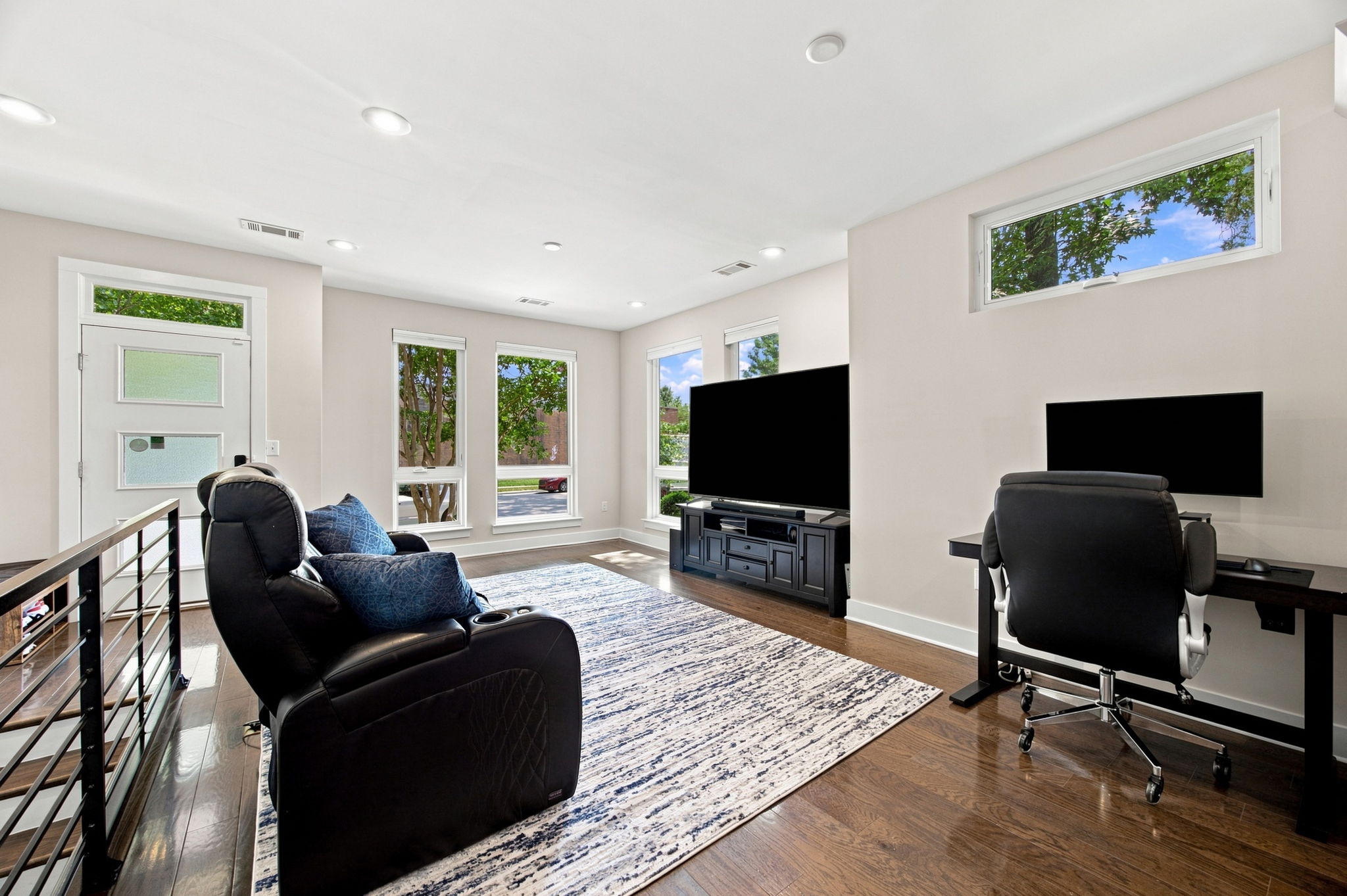 Bright Living Room w/ Large Windows & Abundant Natural Light
