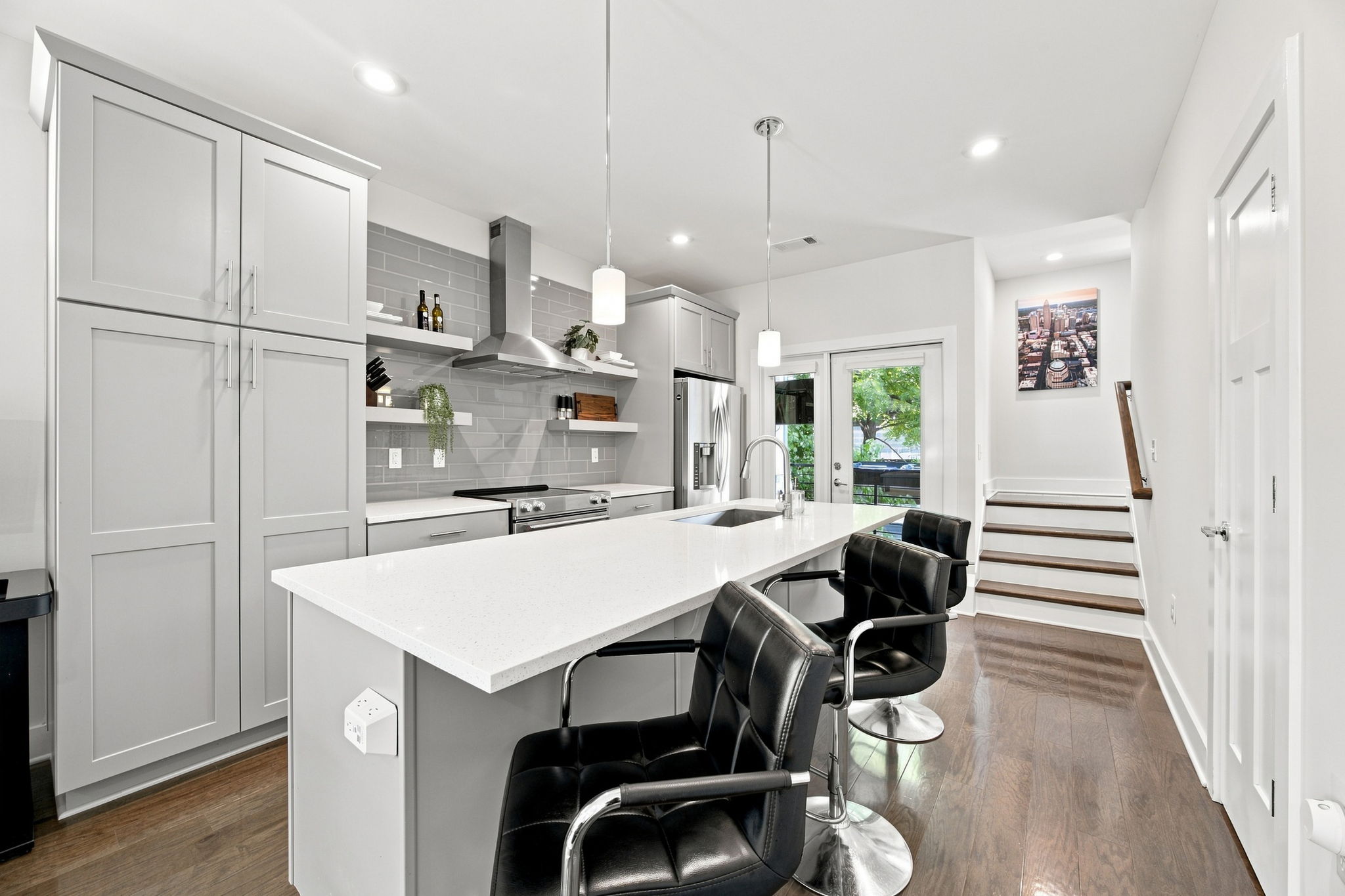 Oversized Kitchen Island with Seating and Entertaining Space