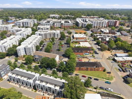 Neighborhood Aerial Showing the Property’s Convenient Location - Just a 5 minute walk from the New Bern LYNX Blue Line Station and Rail Trail