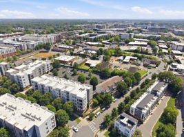 Neighborhood Aerial Showing the Property’s Convenient Location - Just a 5 minute walk from the New Bern LYNX Blue Line Station and Rail Trail