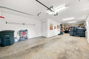 Enormous Two-Car Tandem Garage with Storage and Workshop Space