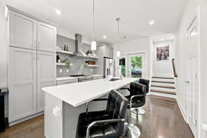 Oversized Kitchen Island with Seating and Entertaining Space