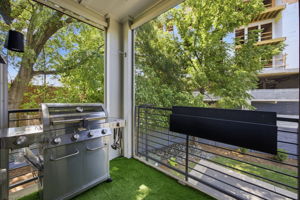 Covered Patio with Pull-Down Screens and Entertaining Bar