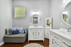 Love the ensuite seating area