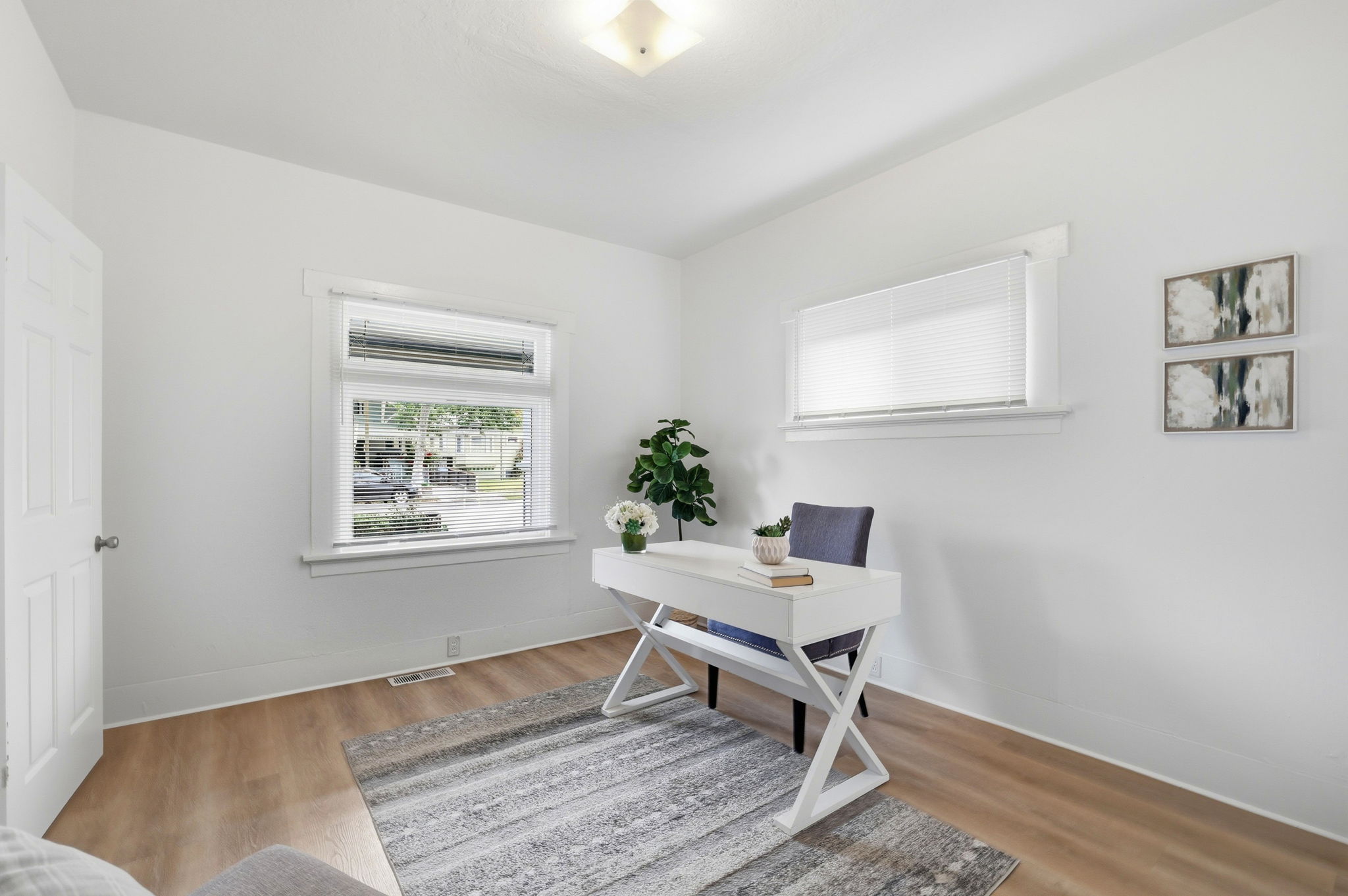 Office or bedroom with jack & jill bath attached