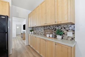 Lots of kitchen storage