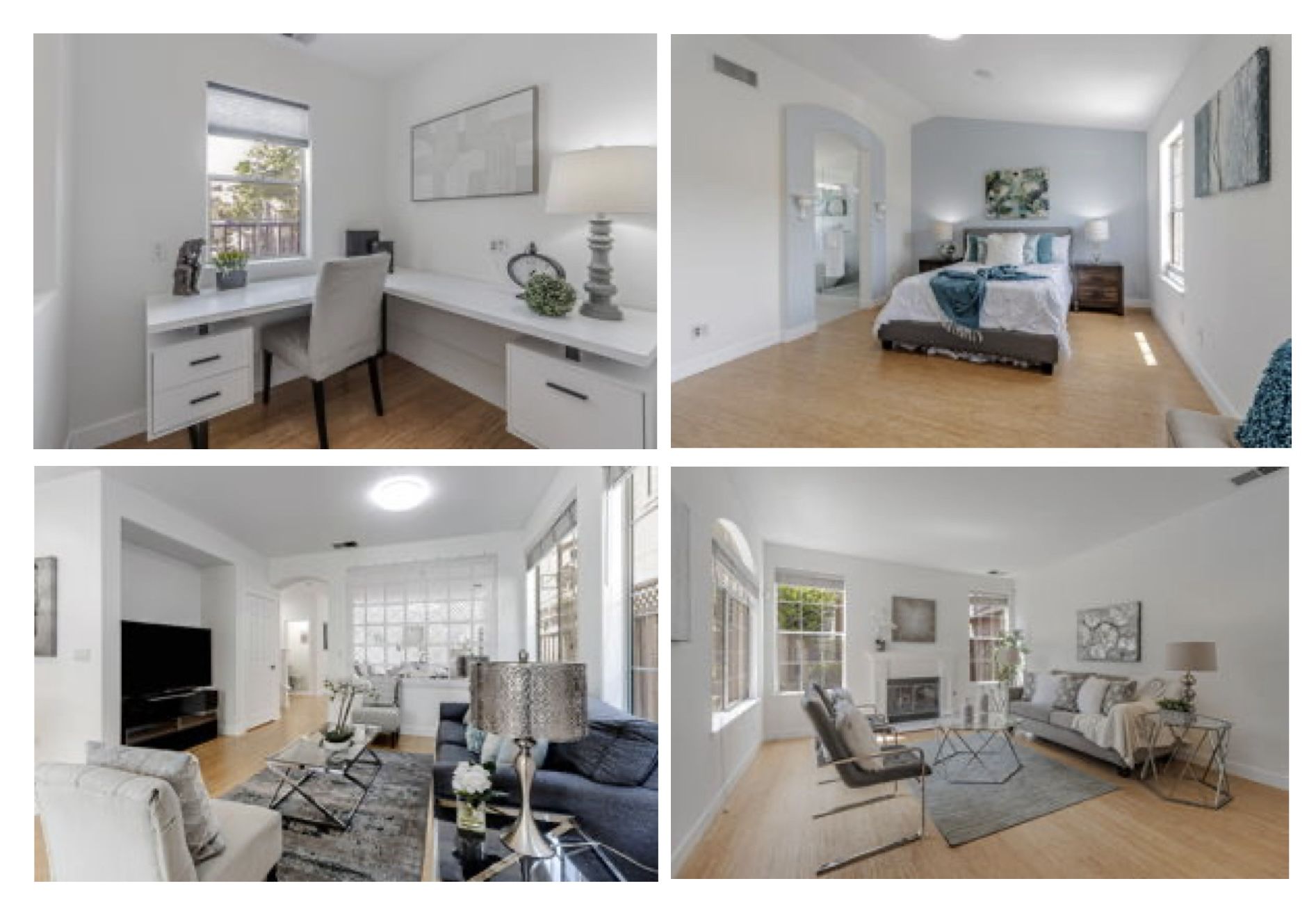 Lovely Living Spaces with Natural Light & Hardwood Flooring!!