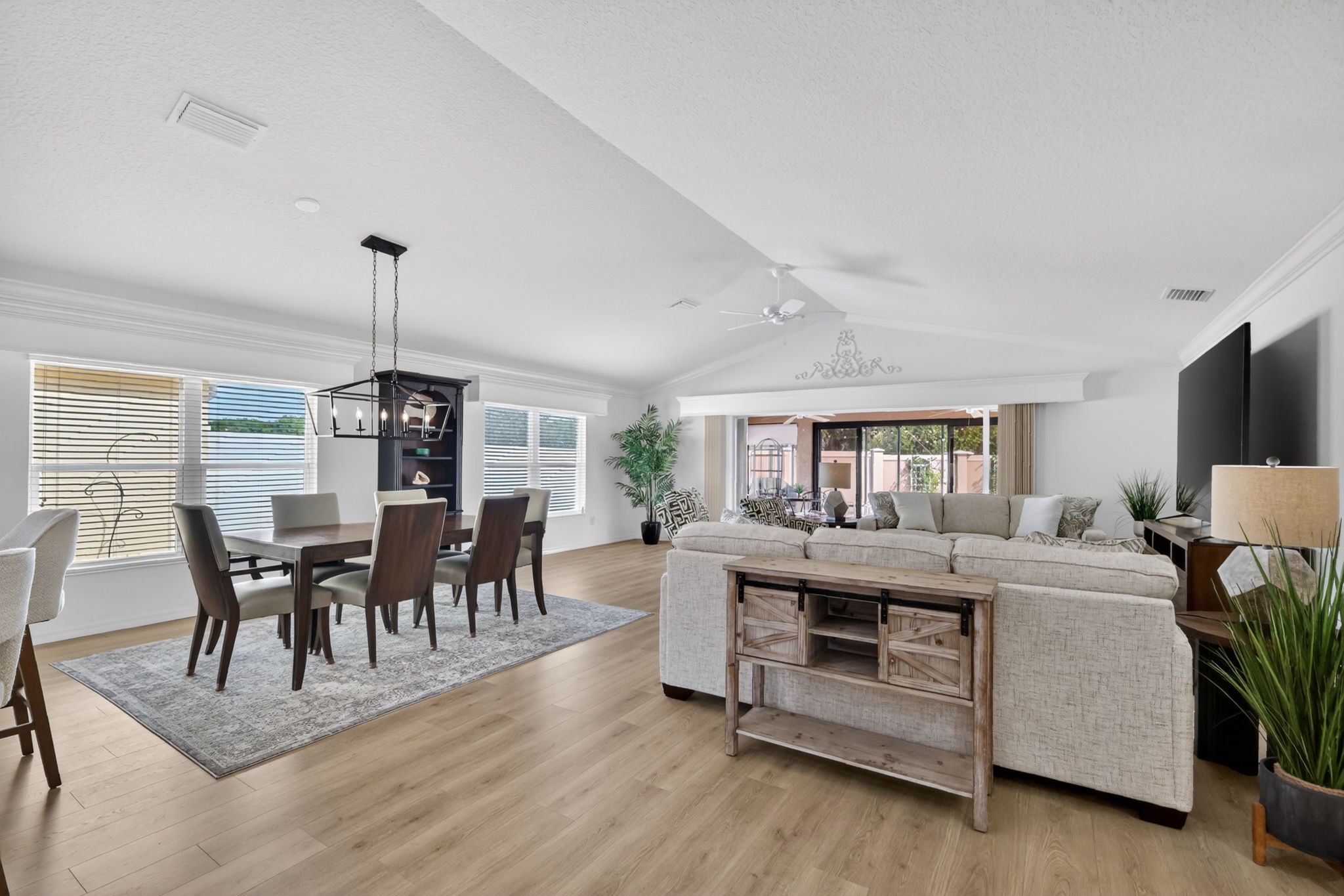 Dining and Living Rooms