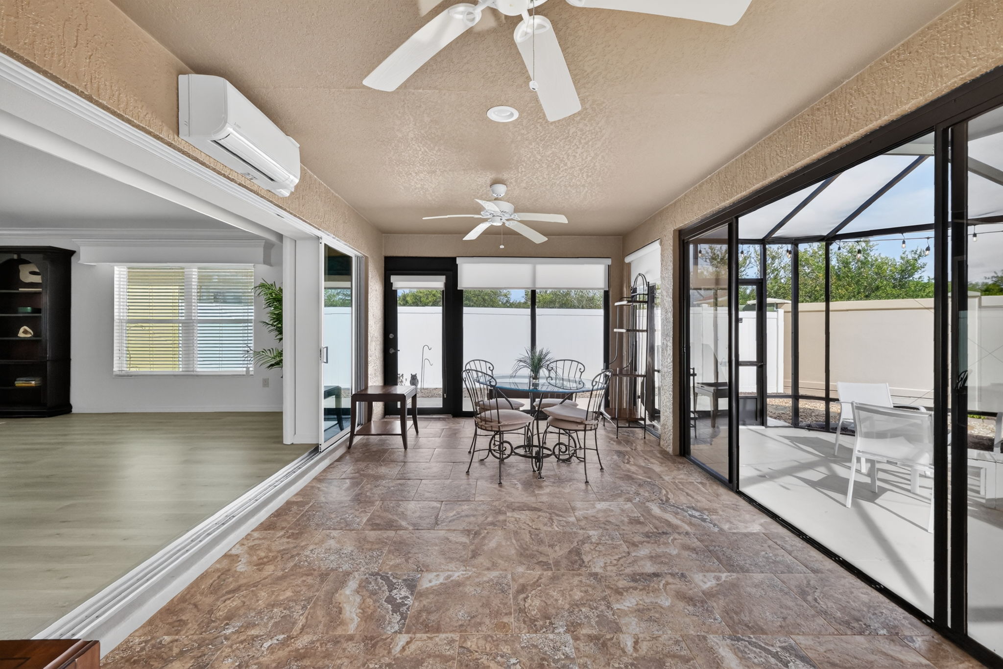 Enclosed Lanai with Mini-Split