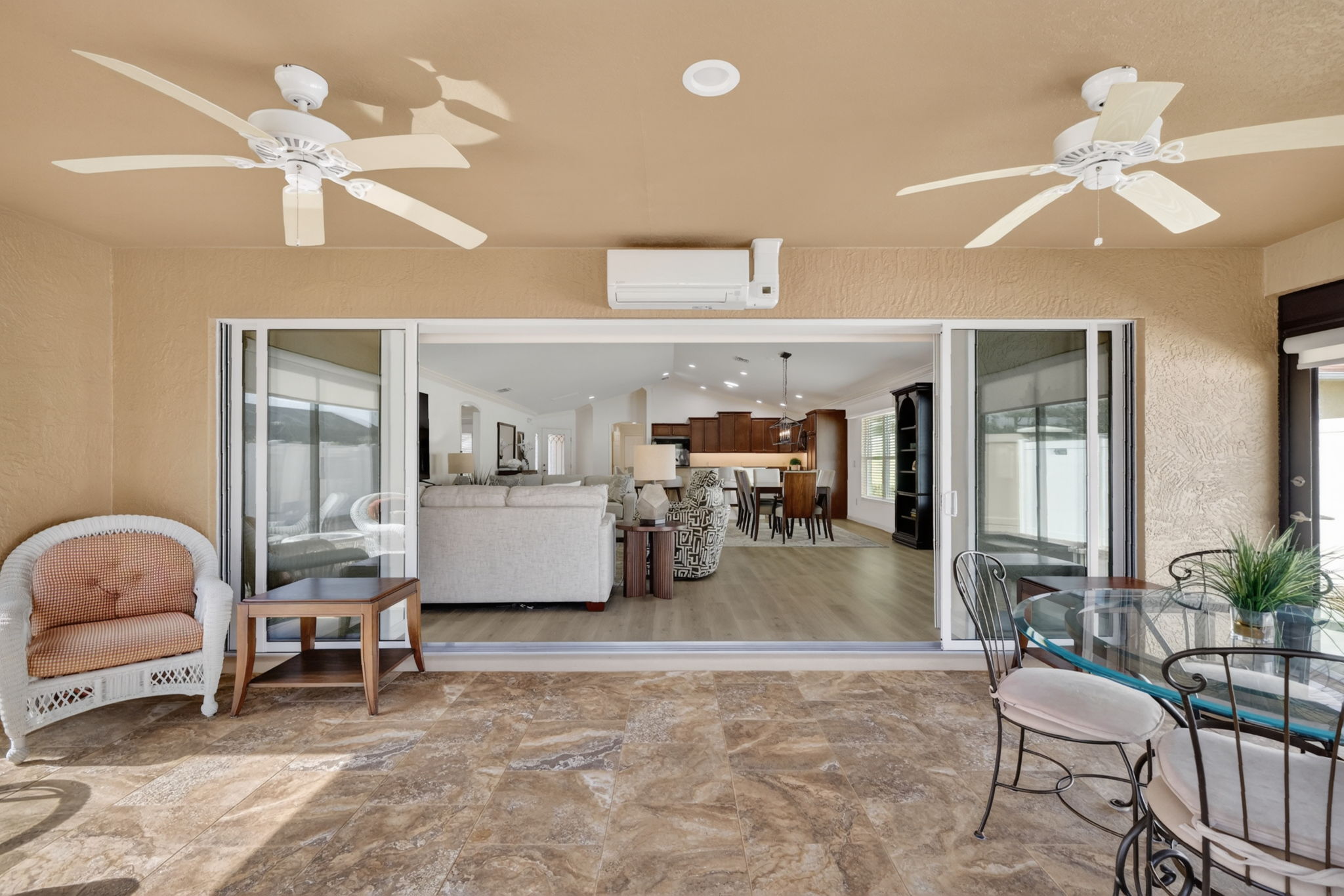 Enclosed Lanai with Mini-Split