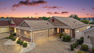 Twilight Front Elevation