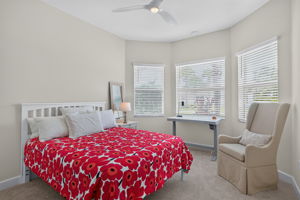 3rd bedroom with bay windows located at the front of the home!