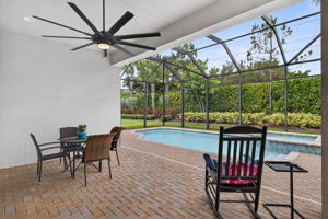 A blank palette for your imagination...a fire pit, a sectional seating area, pool loung chairs, etc.!