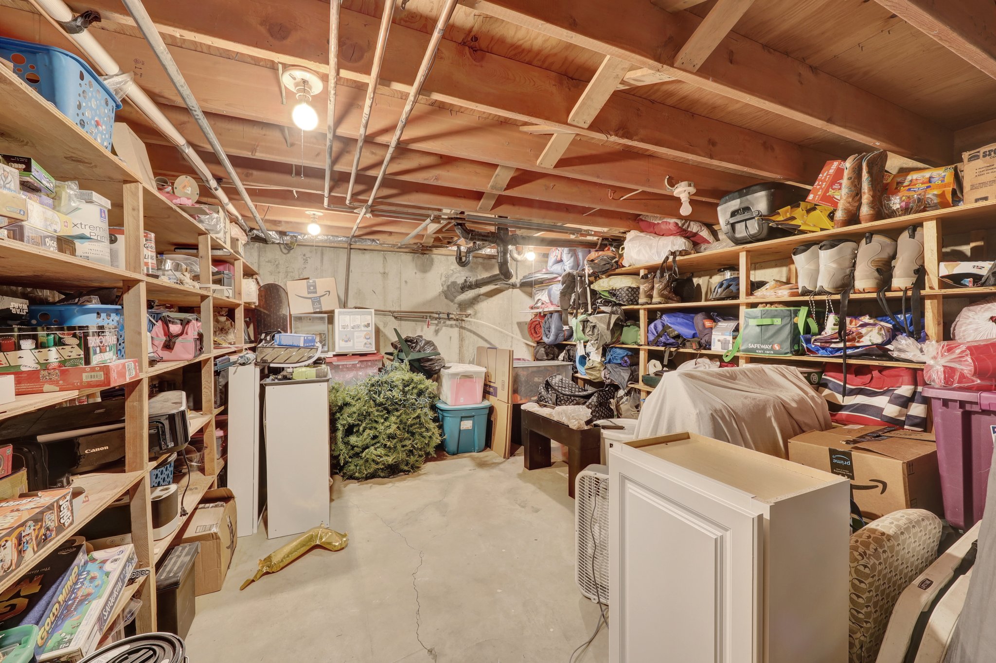 Great Storage area in basement