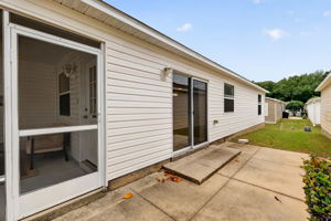 Side Elevation with Patio