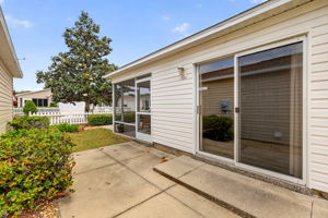 Side Elevation with Patio