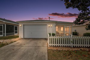 Twilight Front Elevation