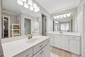 Primary Bathroom with Dual Vanities