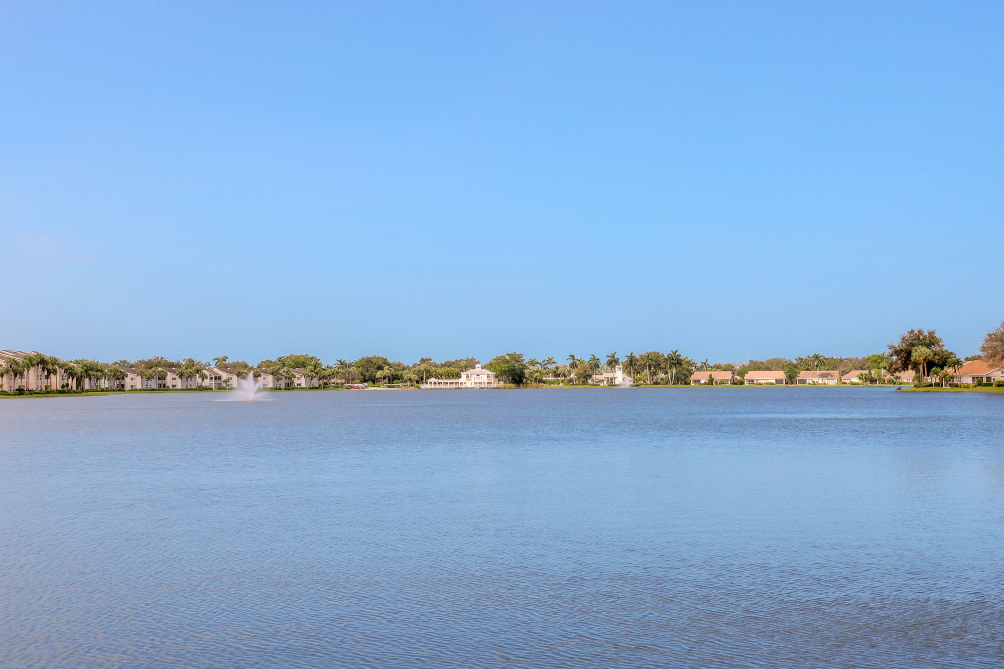 View of Lake from Outside Screen