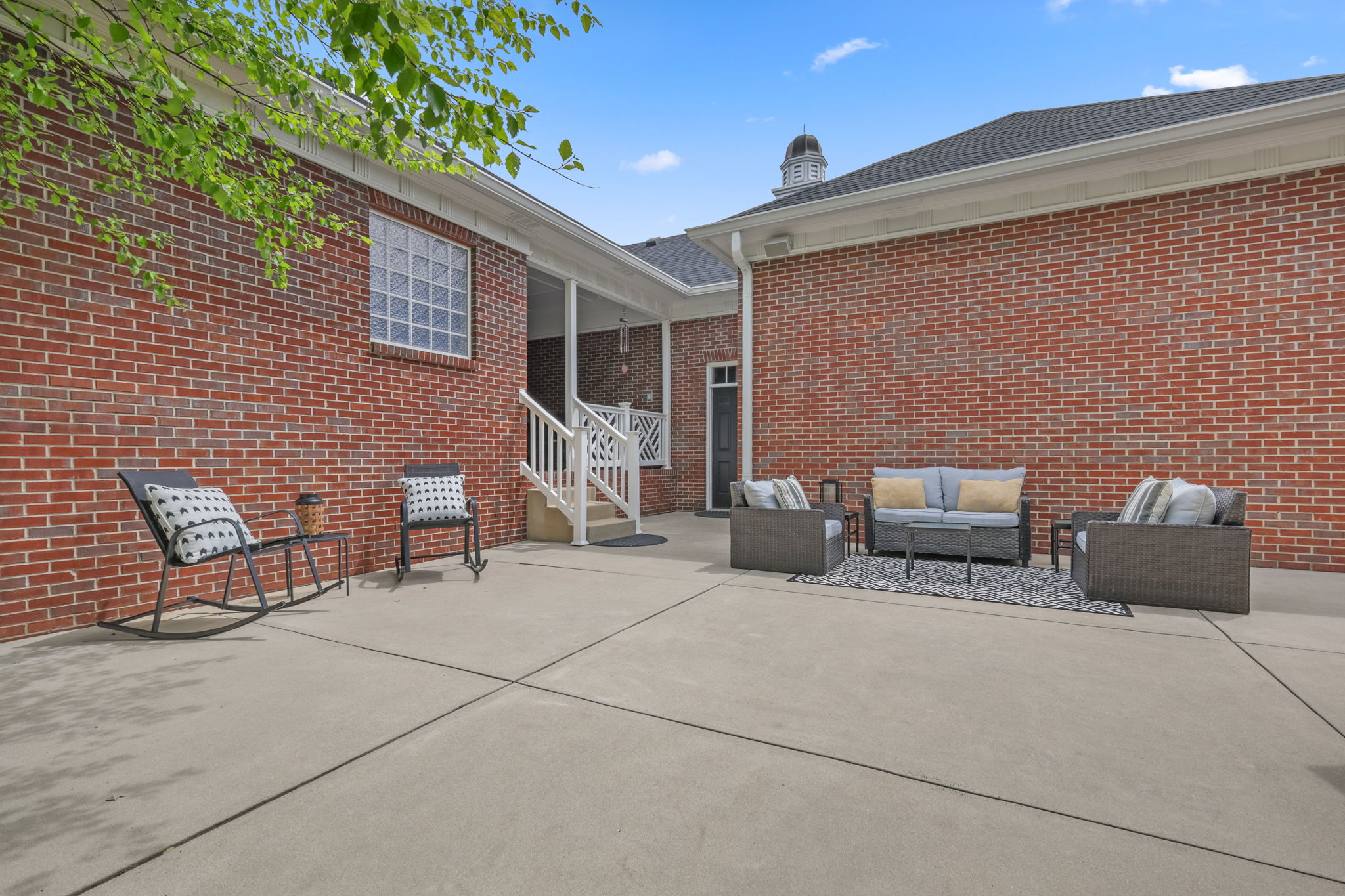Plenty of Patio Entertainment Space