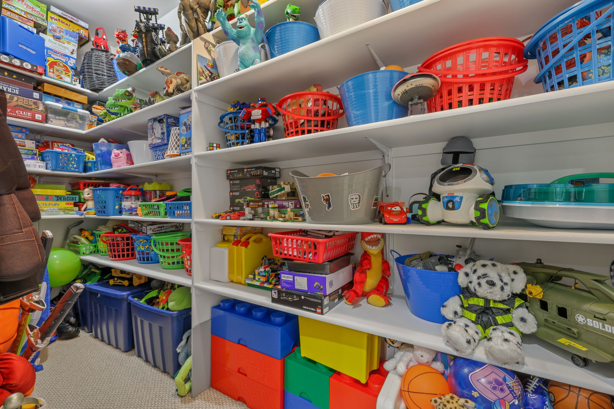 One of the Lower Level Storage Spaces