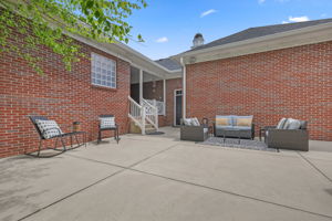 Plenty of Patio Entertainment Space